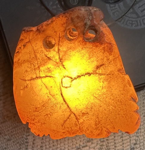 古玩玉器仿古做舊玉鵝型件真品鑒賞圖