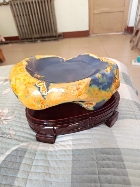 古玩雜項瑪瑙洗子真品鑒賞圖