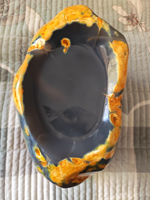 古玩雜項瑪瑙洗子真品鑒賞圖