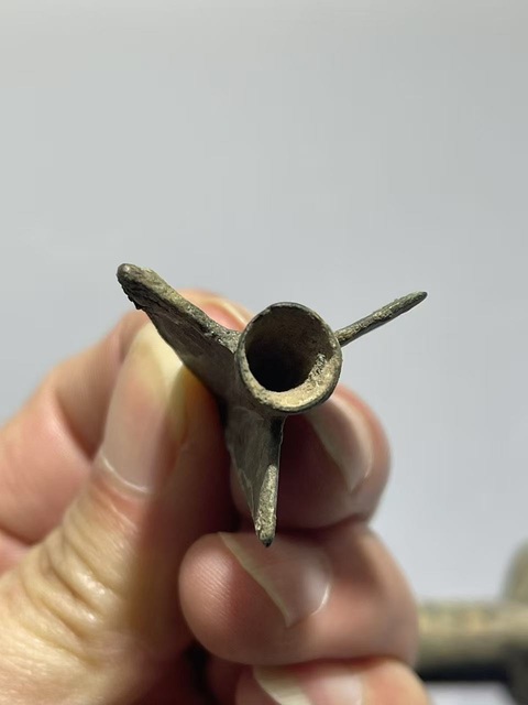 古玩銅器漢代·箭簇?尾翼真品鑒賞圖