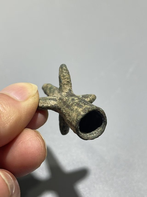 古玩銅器漢代·箭簇?尾翼真品鑒賞圖