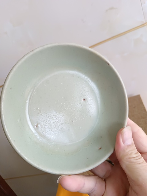 古玩陶瓷青釉洗真品鑒賞圖