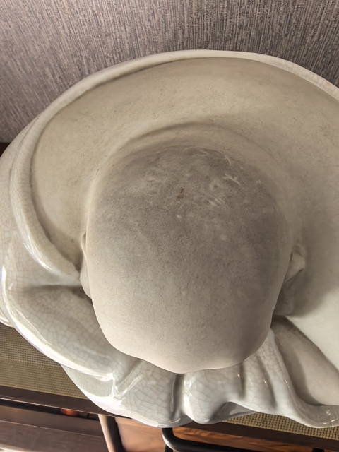 古玩陶瓷彌勒佛塑像真品鑒賞圖