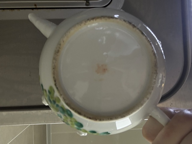 古玩陶瓷清光緒淺降彩花鳥(niǎo)壺真品鑒賞圖