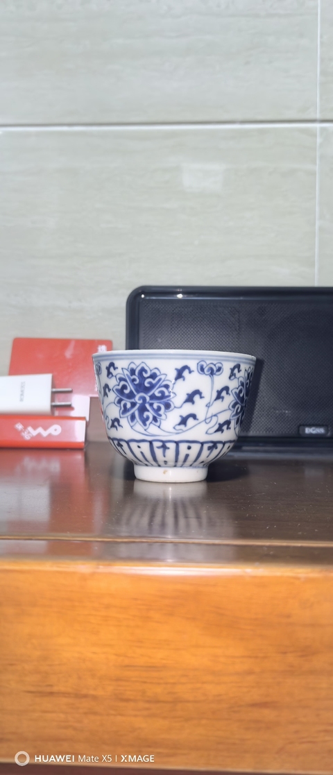 古玩陶瓷青花杯真品鑒賞圖