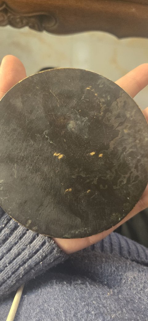 古玩銅器銅雙鸞鳳雙獅鏡真品鑒賞圖