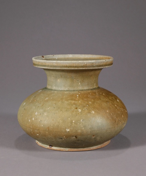 古玩陶瓷越窯青瓷渣斗拍賣，當前價格9988元