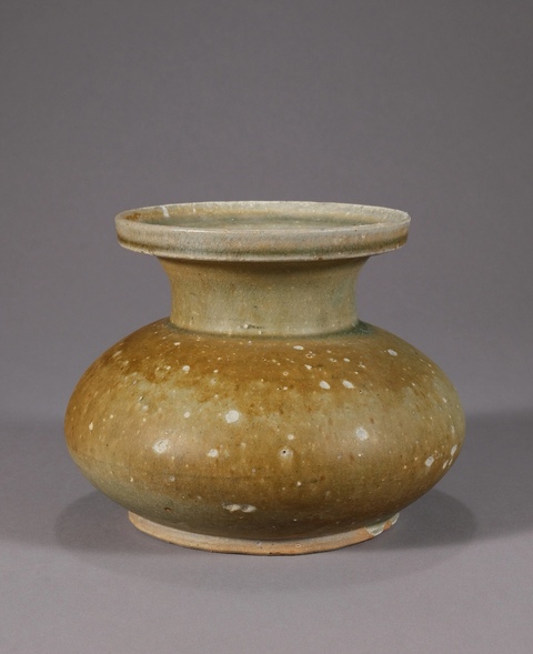 古玩陶瓷越窯青瓷渣斗拍賣，當前價格9988元