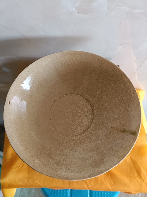 古玩陶瓷北宋青白釉超大斗笠碗拍賣，當前價格369元