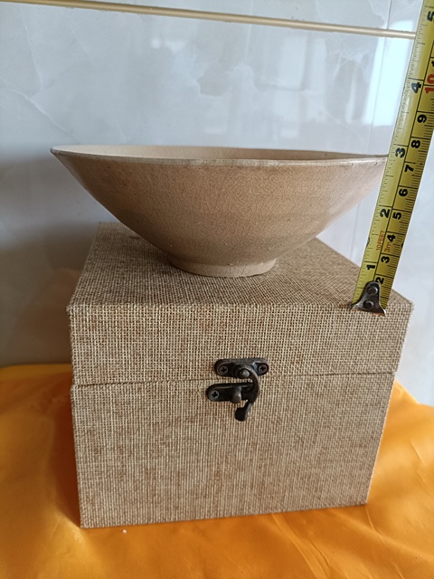 古玩陶瓷北宋青白釉超大斗笠碗拍賣，當前價格369元