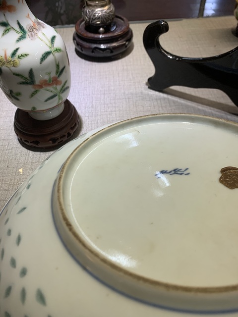 古玩陶瓷民國 青花玲瓏龍紋杯真品鑒賞圖