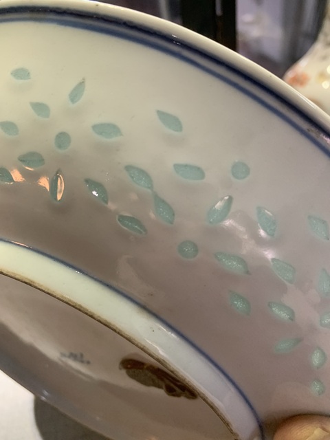 古玩陶瓷民國 青花玲瓏龍紋杯真品鑒賞圖