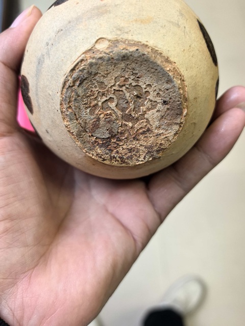 古玩陶瓷吉州窯彩繪小缽真品鑒賞圖