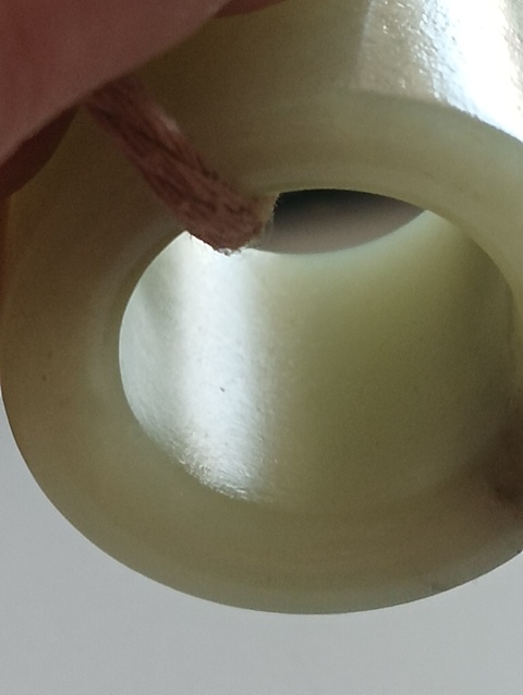 古玩玉器和田玉雕“素紋扳指”真品鑒賞圖