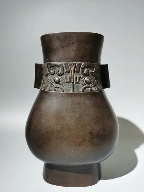 古玩銅器銅瓶真品鑒賞圖