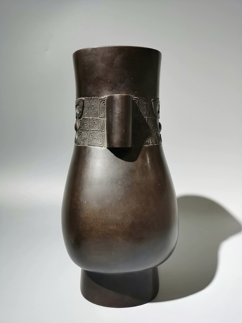 古玩銅器銅瓶真品鑒賞圖