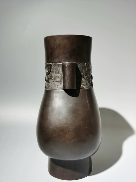 古玩銅器銅瓶真品鑒賞圖