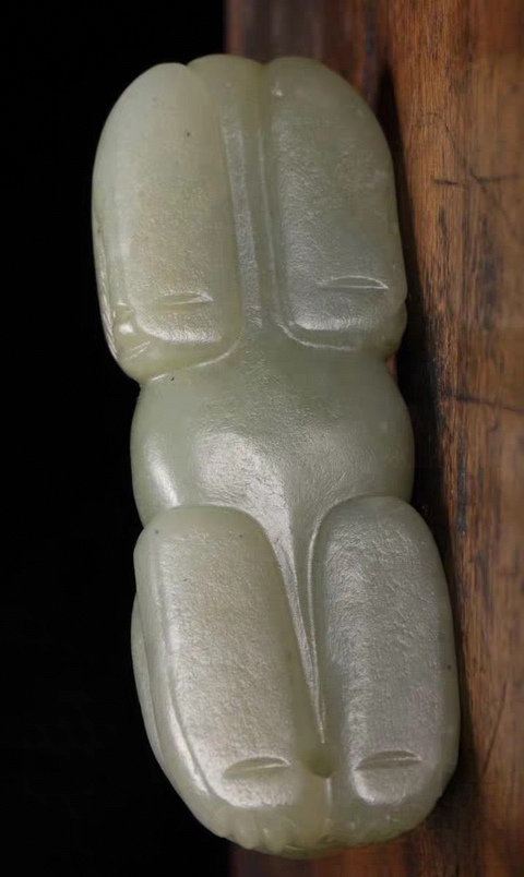 古玩玉器仿古做舊瑞獸題材擺件真品鑒賞圖