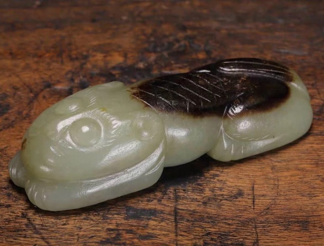 古玩玉器仿古做舊瑞獸題材擺件真品鑒賞圖