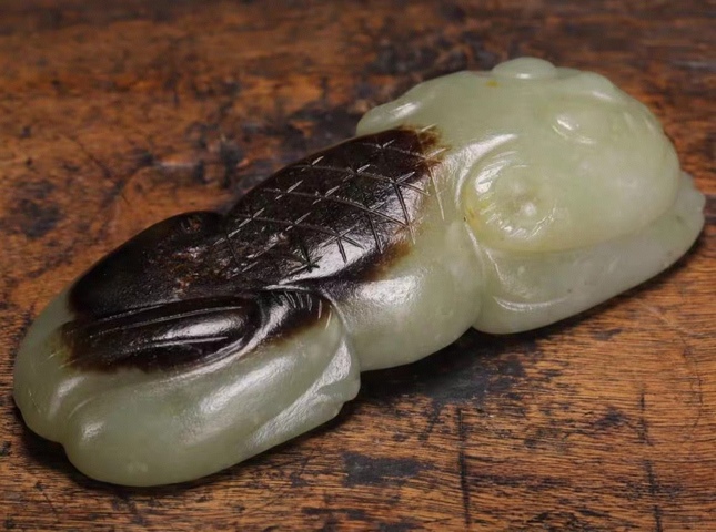 古玩玉器仿古做舊瑞獸題材擺件真品鑒賞圖