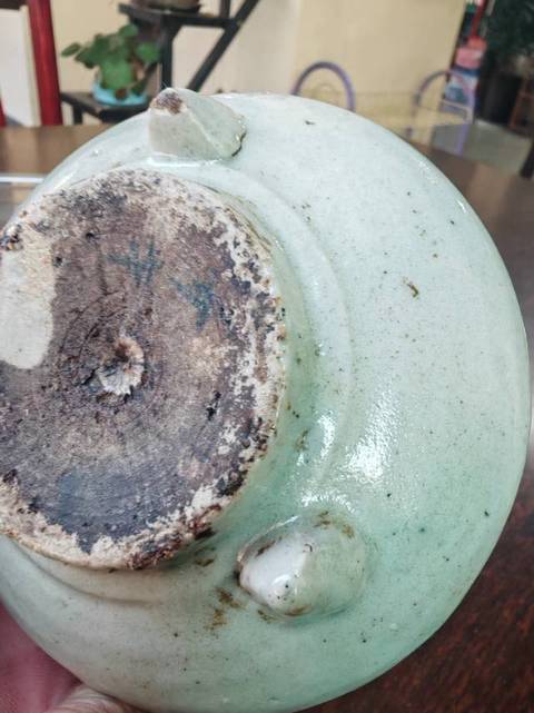 古玩陶瓷青釉爐真品鑒賞圖