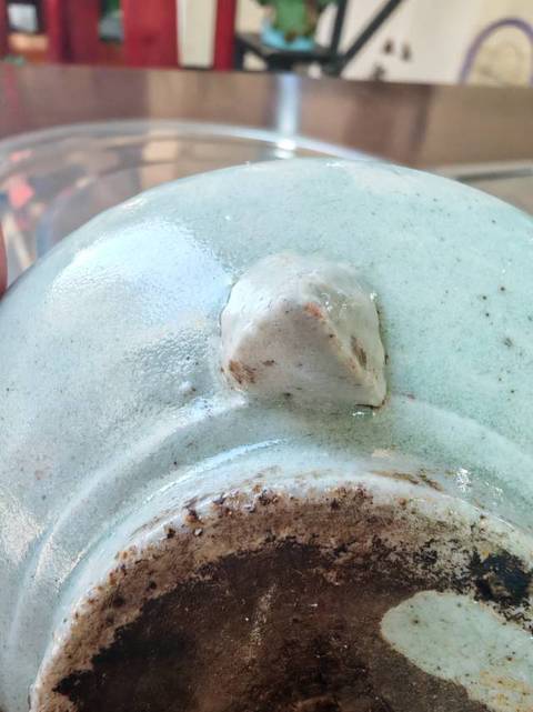 古玩陶瓷青釉爐真品鑒賞圖