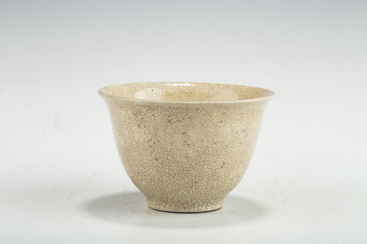 古玩陶瓷明末清初·哥釉杯拍賣，當前價格3000元