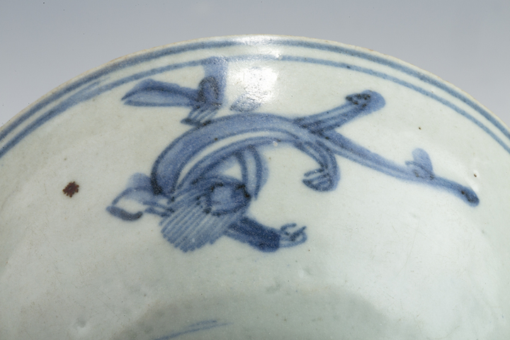 古玩陶瓷明晚·青花螭龍紋碗拍賣(mài)，當(dāng)前價(jià)格2369元