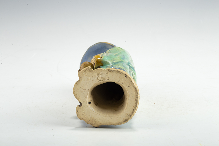 古玩陶瓷民國·石灣窯人物擺件真品鑒賞圖