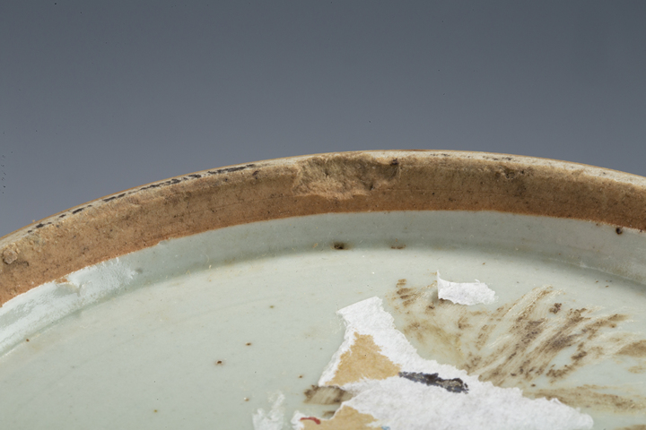 古玩陶瓷民國·淺絳彩花鳥紋西瓜罐真品鑒賞圖