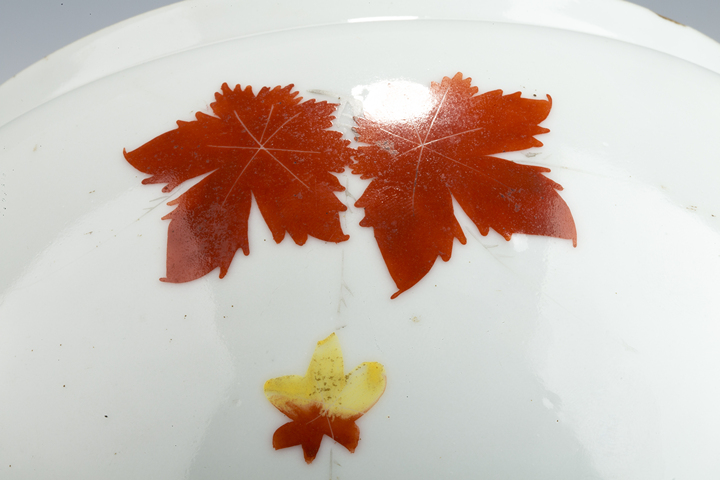 古玩陶瓷民國·粉彩花卉紋粥罐真品鑒賞圖