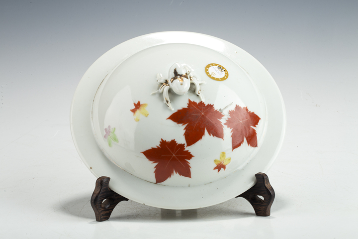 古玩陶瓷民國·粉彩花卉紋粥罐真品鑒賞圖