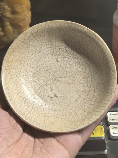 古玩陶瓷元末明初影青盤真品鑒賞圖