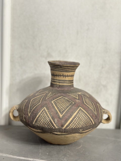 古玩陶瓷馬家窯·馬廠類型雙耳罐真品鑒賞圖