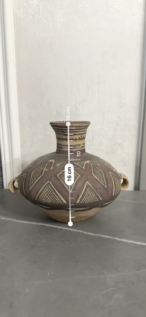 古玩陶瓷馬家窯·馬廠類型雙耳罐真品鑒賞圖