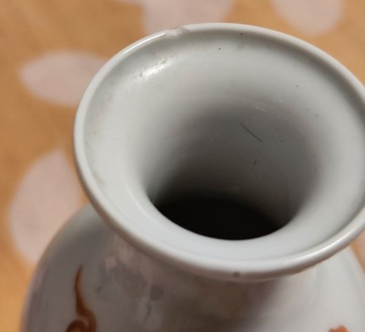 古玩陶瓷粉彩人物故事瓶真品鑒賞圖