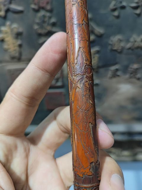 古玩雜項香筒真品鑒賞圖