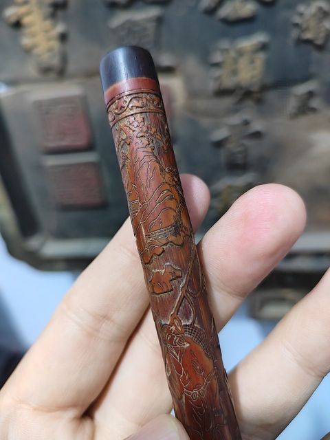 古玩雜項香筒真品鑒賞圖