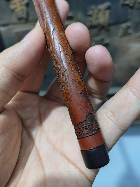 古玩雜項香筒真品鑒賞圖