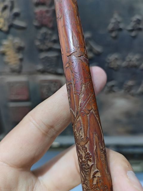 古玩雜項香筒真品鑒賞圖