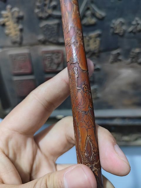 古玩雜項香筒真品鑒賞圖