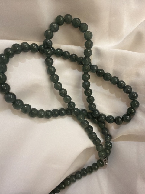 古玩玉器天然翡翠項鏈真品鑒賞圖