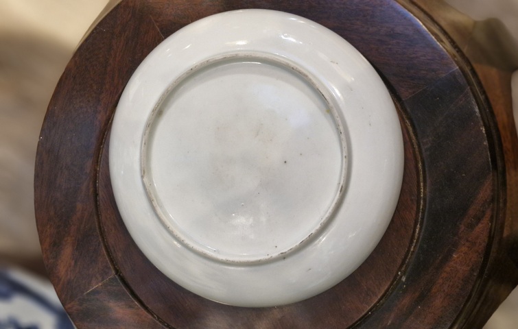 古玩陶瓷五彩龍紋盤真品鑒賞圖