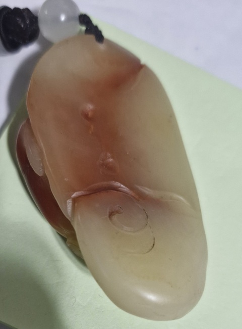 古玩雜項(xiàng)壽山石手把件真品鑒賞圖