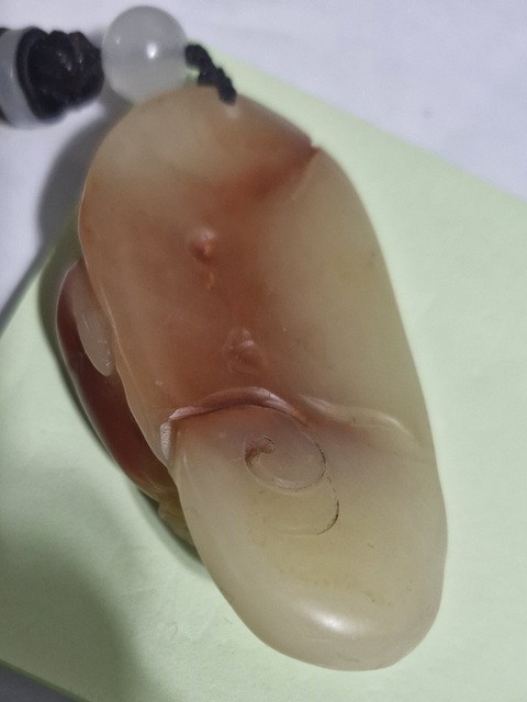 古玩雜項(xiàng)壽山石手把件真品鑒賞圖