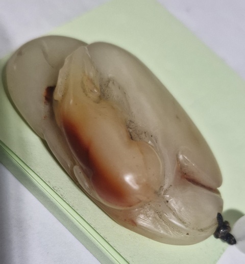 古玩雜項(xiàng)壽山石手把件真品鑒賞圖