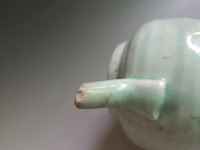 古玩陶瓷元代青白釉執(zhí)壺拍賣，當(dāng)前價格1600元