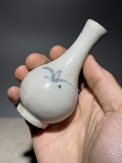 古玩陶瓷【館藏級精品】明末:青花花卉紋膽瓶【把玩神器】【瓶中皇后】拍賣，當(dāng)前價格0元