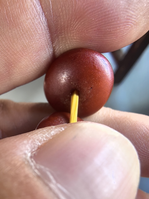 古玩玉器老蜜蠟手串真品鑒賞圖