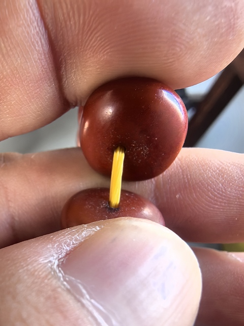 古玩玉器老蜜蠟手串真品鑒賞圖